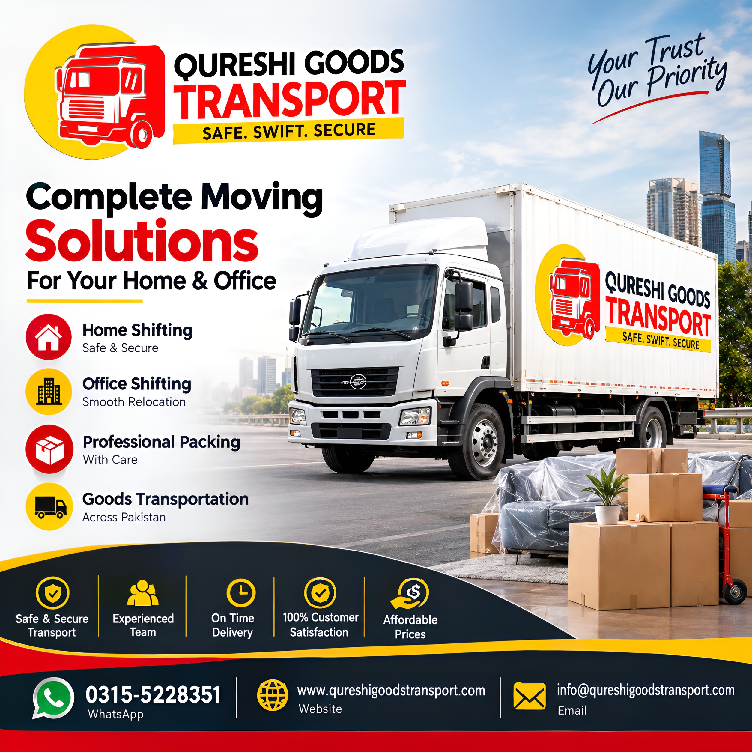 Complete Moving Solutions For Your Home & Office