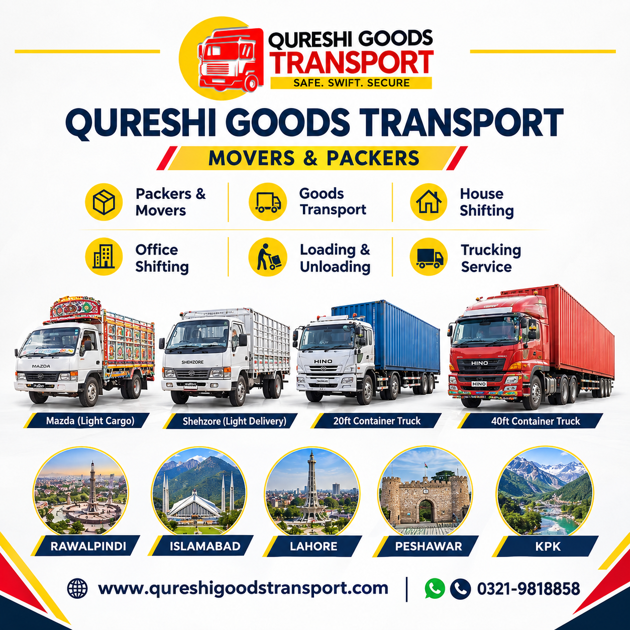 Professional Packers & Movers And Goods Transport Services